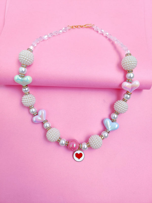 Pastel Love Necklace ( assorted colors )