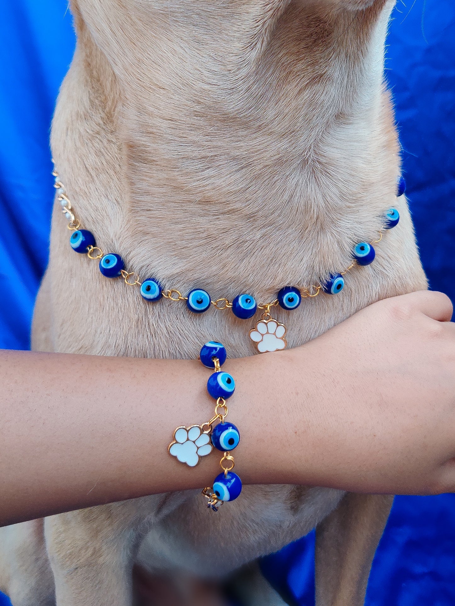 Blue Evil eye Necklace 2.0 + Bracelet