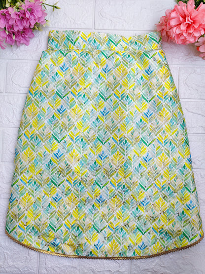 Pastel leaves Kurta