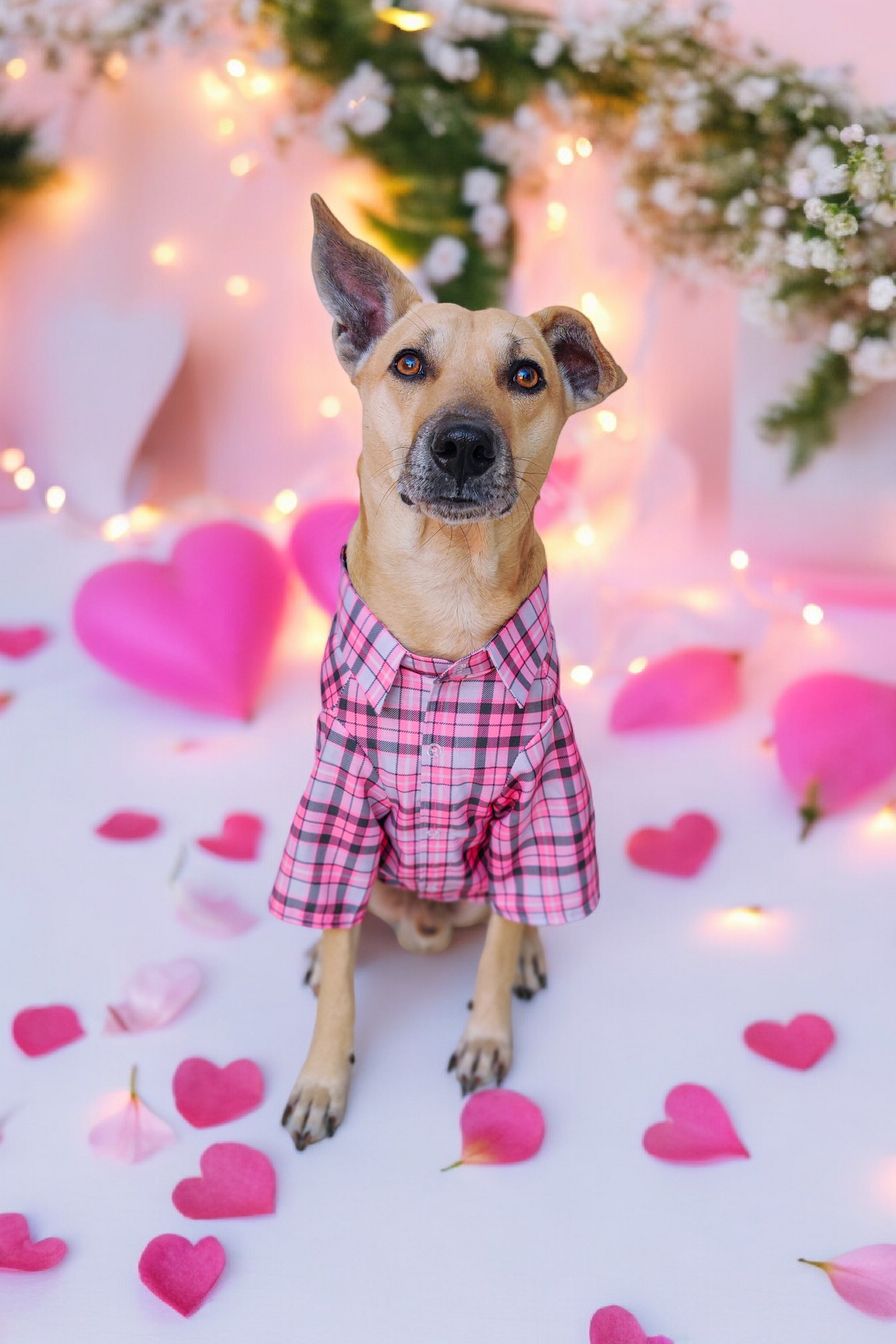 Pink Plaid Shirt