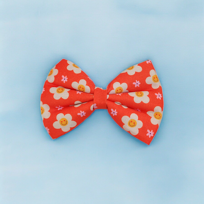 Blooming Smiles Collar + Leash + Classic Bow