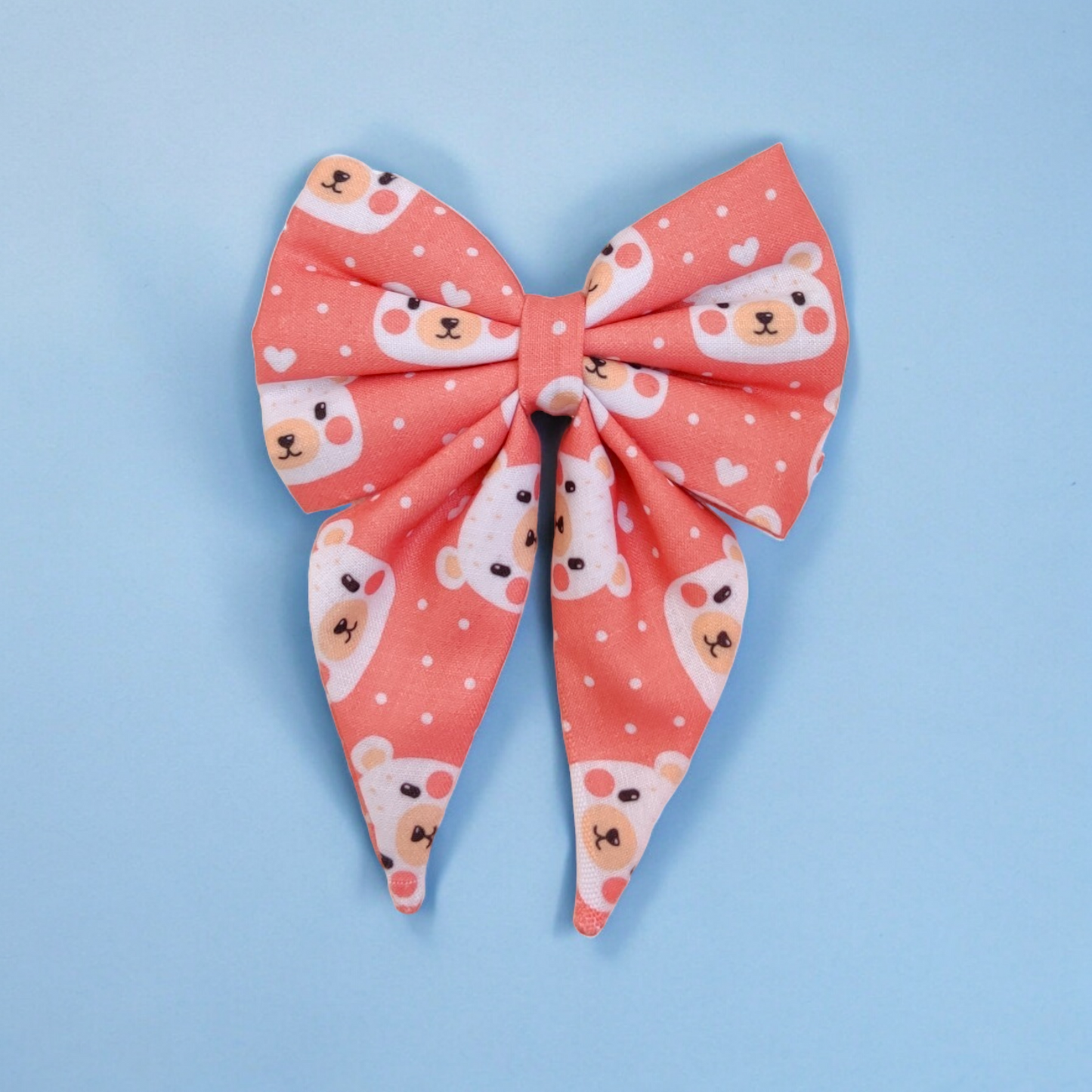 Bear-y Cute Harness + Collar + Leash + Sailor Bow