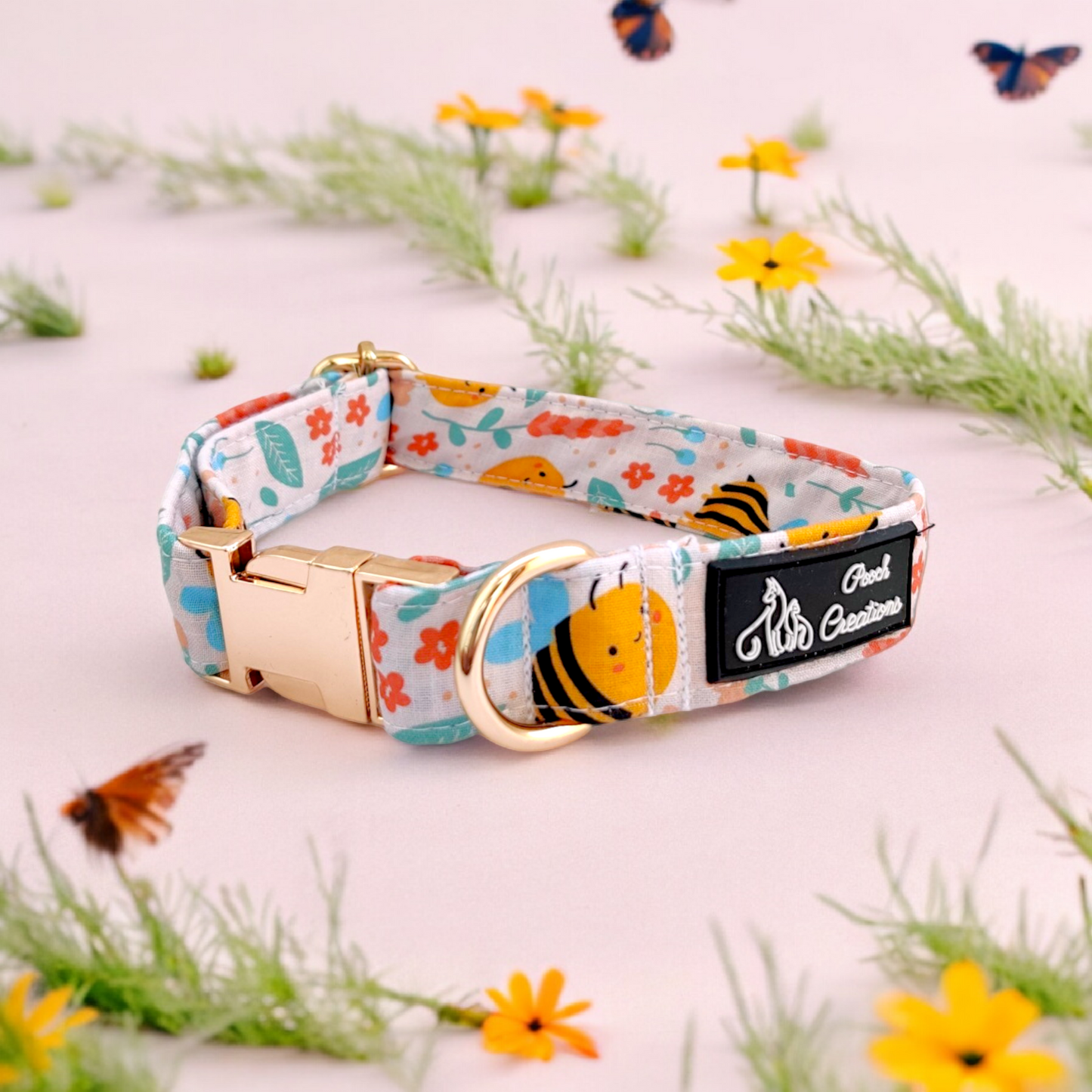 Bumblebee Collar + Leash + Classic Bow